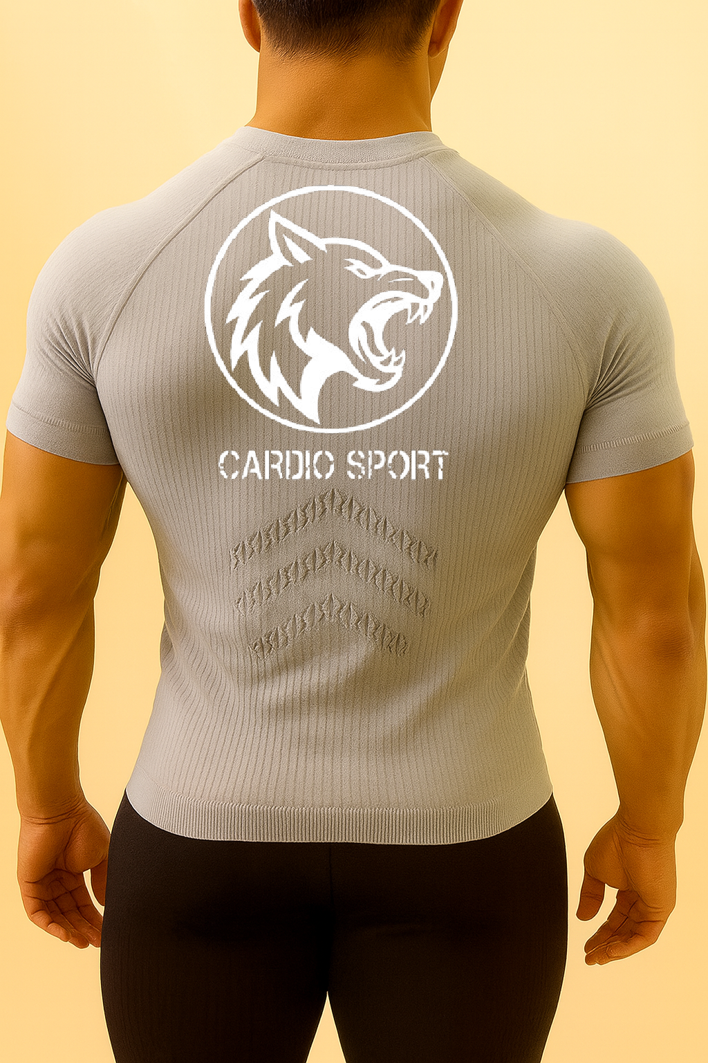 Grey FLEX T-shirt with white logo